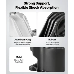 VEVOR Engine Motor Mount and Transmission Mount Kit Replacement, Set of 4, Compatible with 2011–2019 Dodge Journey 3.6L FWD, Replace OE# A5551, A5443, A5632, A5543, Secure Support