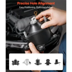 VEVOR Engine Motor Mount and Transmission Mount Kit Replacement, Set of 4, Compatible with 2011–2019 Dodge Journey 3.6L FWD, Replace OE# A5551, A5443, A5632, A5543, Secure Support
