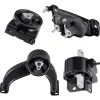 VEVOR Engine Motor Mount and Transmission Mount Kit Replacement, Set of 4, Compatible with 2008–2010 Chrysler Town & Country 3.3L, Replace OE# A5654, A5480, A5465, A5493, Secure Support