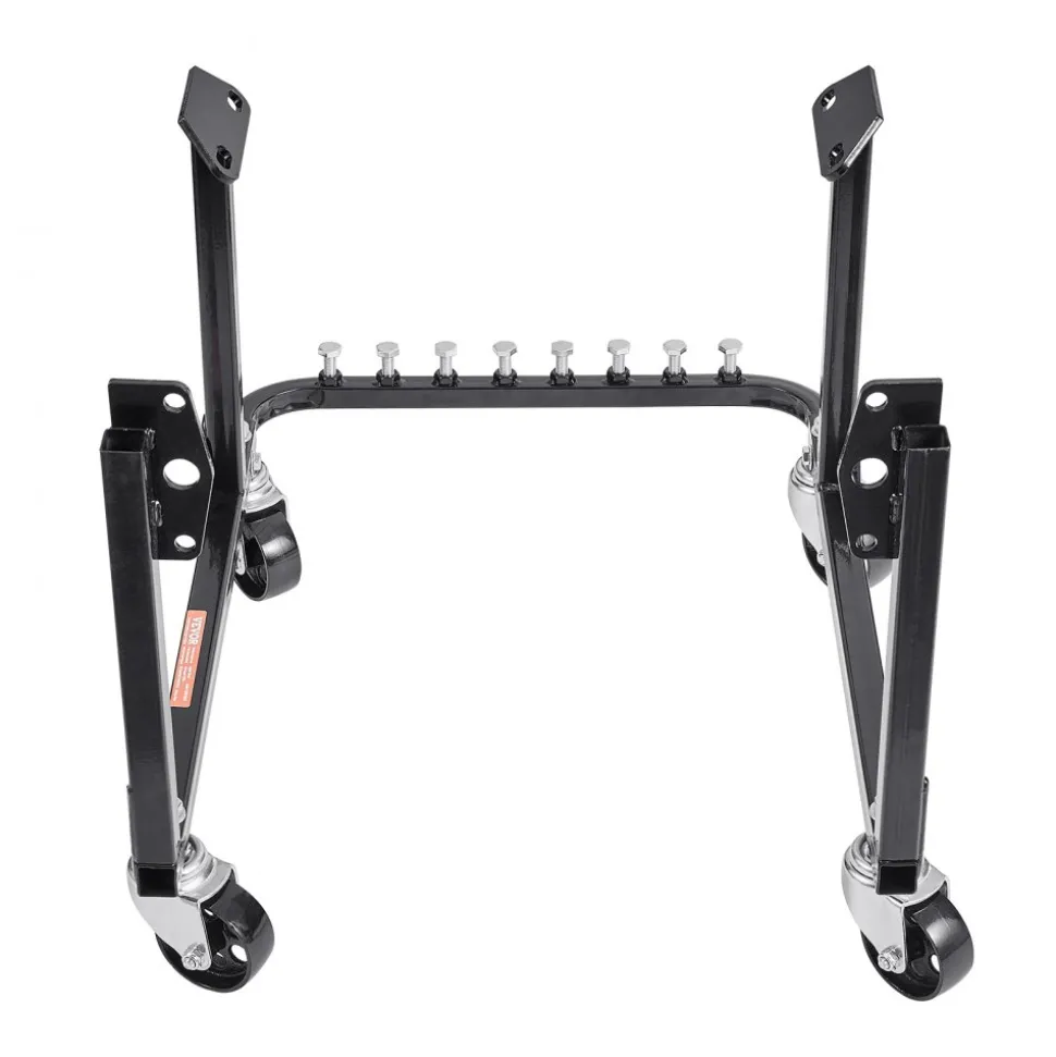 VEVOR Engine Stand, 750 LBS Load Capacity Engine Motor Stand, Heavy-Duty Steel Motor Holder with 4 Swivel Casters and 4 Hook Positions, Suitable for BB-CHEVY and GEN-1 SB-CHEVY Engines