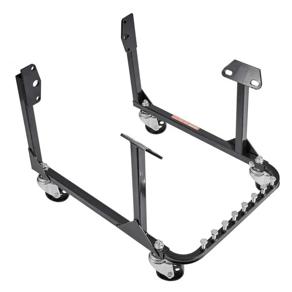 VEVOR Engine Stand, 750 LBS Load Capacity Engine Motor Stand, Heavy-Duty Steel Motor Holder with 4 Swivel Casters and 4 Hook Positions, Suitable for BB-CHEVY and GEN-1 SB-CHEVY Engines