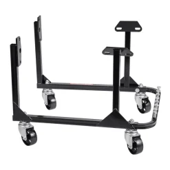 VEVOR Engine Stand, 750 LBS Load Capacity Engine Motor Stand, Heavy-Duty Steel Motor Holder with 4 Swivel Casters and 4 Hook Positions, Suitable for BB-CHEVY and GEN-1 SB-CHEVY Engines