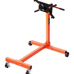 VEVOR Engine Stand, 1300 lbs (3/5 Ton) Rotating Engine Motor Stand with 360 Degree Adjustable Head, Cast Iron Motor Hoist Dolly, 4-Caster, 4 Adjustable Arms, for Vehicle Maintenance, Auto Repair
