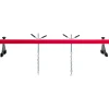 VEVOR Engine Support Bar 1100 Lbs Capacity Engine Transverse Bar Engine Hoist 2 Point Lift Holder Hoist Dual Hooks, Engine Hoist Keeps Engine Stable for Home Garages & Auto Repair Shop
