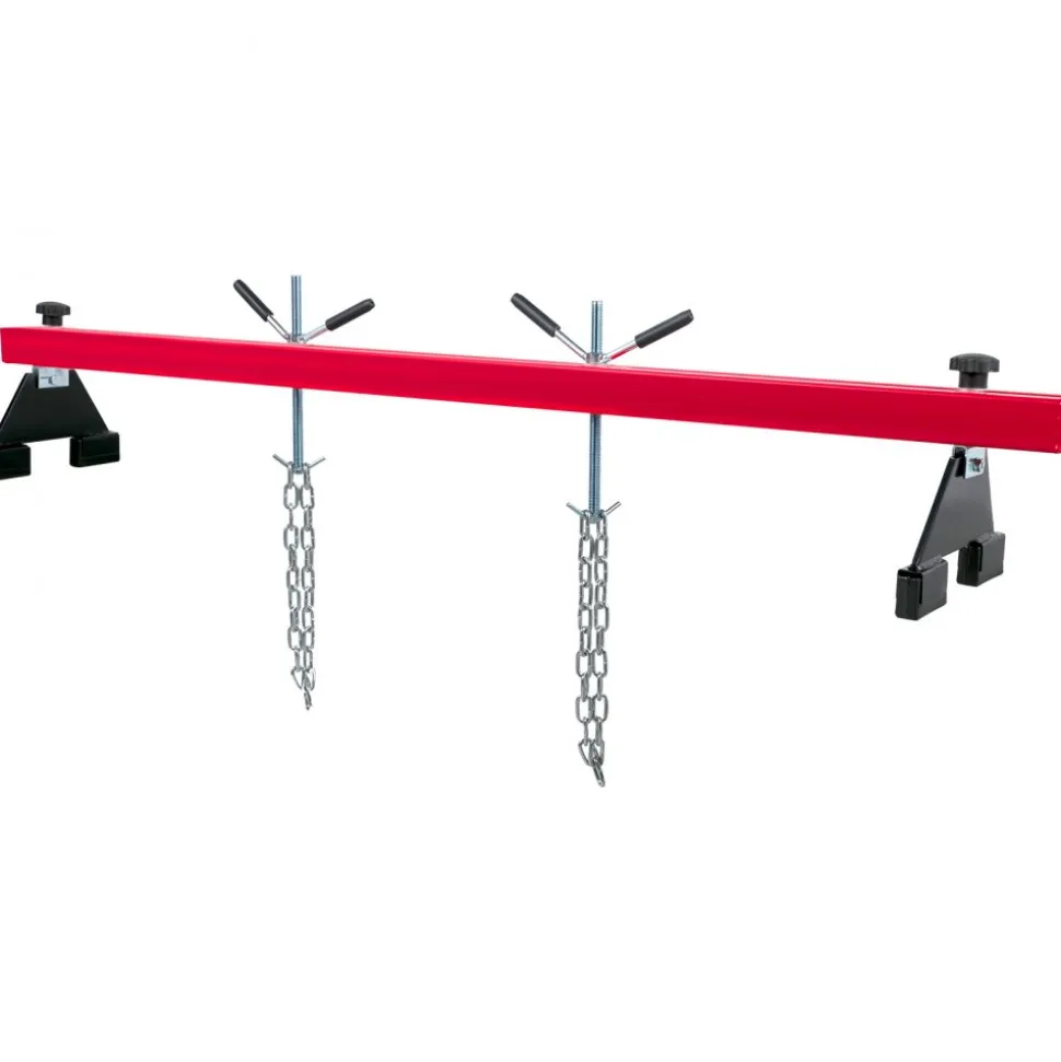 VEVOR Engine Support Bar 1100 Lbs Capacity Engine Transverse Bar Engine Hoist 2 Point Lift Holder Hoist Dual Hooks, Engine Hoist Keeps Engine Stable for Home Garages & Auto Repair Shop