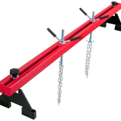 VEVOR Engine Support Bar 1100 Lbs Capacity Engine Transverse Bar Engine Hoist 2 Point Lift Holder Hoist Dual Hooks, Engine Hoist Keeps Engine Stable for Home Garages & Auto Repair Shop