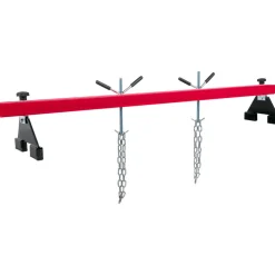 VEVOR Engine Support Bar 1100 Lbs Capacity Engine Transverse Bar Engine Hoist 2 Point Lift Holder Hoist Dual Hooks, Engine Hoist Keeps Engine Stable for Home Garages & Auto Repair Shop