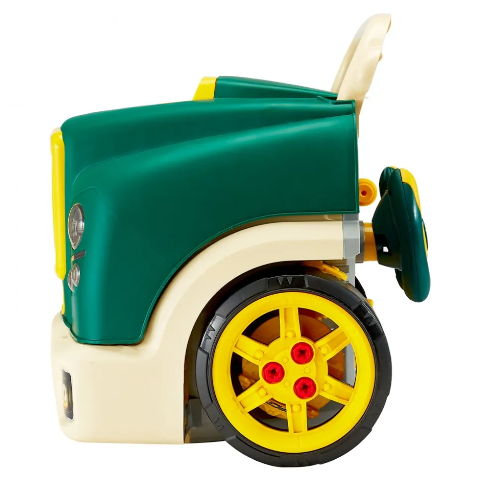VEVOR Engine Toy, 60 Pieces, Kids Mechanic Car Repair Set with Removable Parts, Lights and Sounds, Steering Wheel and Horn, Kids Mechanic Workshop Set for Toddler Ages 3 Years and Up, Green