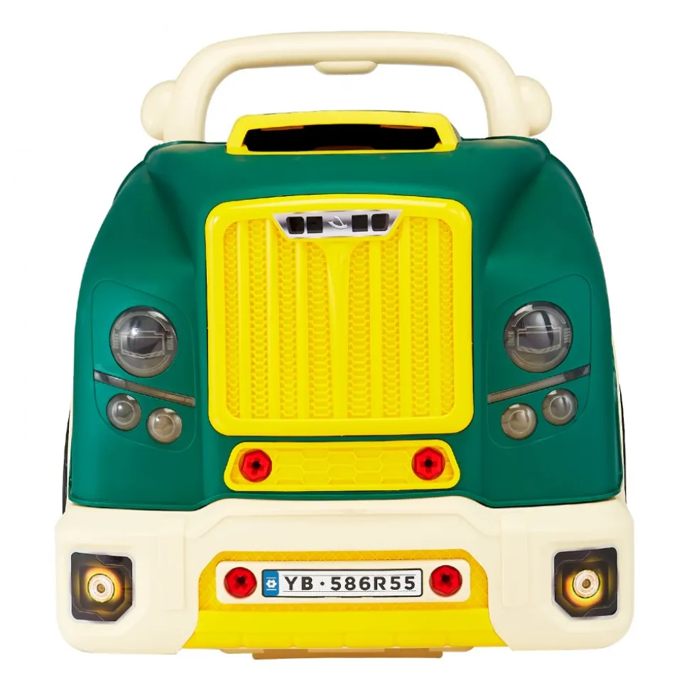 VEVOR Engine Toy, 60 Pieces, Kids Mechanic Car Repair Set with Removable Parts, Lights and Sounds, Steering Wheel and Horn, Kids Mechanic Workshop Set for Toddler Ages 3 Years and Up, Green