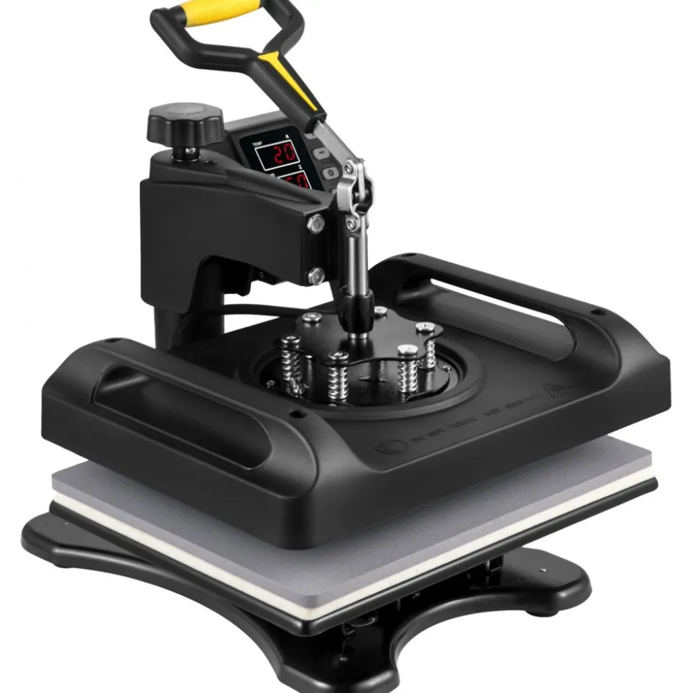 VEVOR Enhanced Heat Press Device, ETL Safety Certified, 12x15 inch, 8-in-1 Energy Efficient Combo, Versatile Sublimation with 360° Swivel
