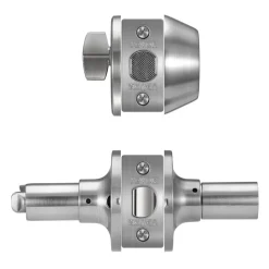 VEVOR Entry Door Locksets with Deadbolt, 5 Pack Satin Nickel Entry Lever and Single Cylinder Deadbolt, Keyed Alike Combo Pack, Fit for 1-3/8
