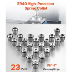 VEVOR ER40 Collet Set 1/8