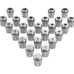VEVOR ER32 Collet Set 1/16"-13/16" 25 Piece ER32 Spring Collet Chuck Set, for Milling Machines & Drill Presses, 0.0008" TIR High Concentricity, Precision Lathe Chuck Tool with Storage Box, Alloy Steel