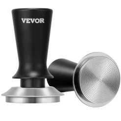 VEVOR Espresso Tamper 51mm, Spring Loaded Coffee Tamper, 30 lbs Tamper Tool Espresso, Stainless Tamper with Non-Slip Grip