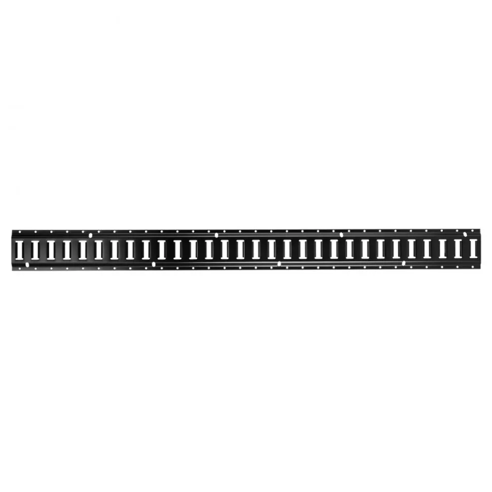 VEVOR E-Track Tie-Down Rail Kit, 8 Pack (5ft+4ft+2ft+1ft) E Track Rails, 36 Pcs Includes 2 Ratchet Straps & 8 O-Rings & 8 Tie-Offs with D-Ring & 2 Single Slots & 16 End Caps, Fit for Vans Trailers