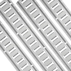 VEVOR E Track Tie-Down Rail Kit, 24PCS 5' E-Tracks Set Includes 8 Steel Rails & 8 O-Ring Anchors & 8 Tie-Offs with D-Ring, Versatile Securing Accessories for Cargo Motorcycles Bikes, 2000 lbs Load