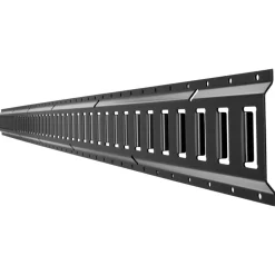 VEVOR E-Track Tie-Down Rail Kit, 4 Pack 1.3 ft E Track Rails, 2 U-Shaped Hooks, 2 Tool Holders, 2 Track Shelf Brackets, 2 Tire Holders, 2 Cable Storage Rings, 8 End Caps & 1 Bag, Fit for Vans Trailers