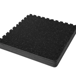VEVOR EVA Interlocking Foam Floor Mats, 0.56 in Thickened 6 Pcs Puzzle Rubber Tiles, 24 x 24 in Exercise Floor Mat for Workout & Fitness, Heavy Duty Flooring Mats for Home, Gym, Office-24 Sq Ft