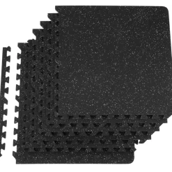 VEVOR EVA Interlocking Foam Floor Mats, 0.56 in Thickened 6 Pcs Puzzle Rubber Tiles, 24 x 24 in Exercise Floor Mat for Workout & Fitness, Heavy Duty Flooring Mats for Home, Gym, Office-24 Sq Ft