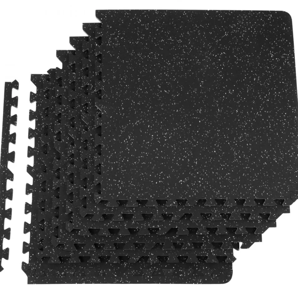 VEVOR EVA Interlocking Foam Floor Mats, 0.56 in Thickened 6 Pcs Puzzle Rubber Tiles, 24 x 24 in Exercise Floor Mat for Workout & Fitness, Heavy Duty Flooring Mats for Home, Gym, Office-24 Sq Ft