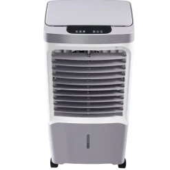 VEVOR Evaporative Air Cooler, 1800 CFM with 6.8 Gallon Water Tank Swamp Cooler, Portable Cooling Fan with Remote Control, 12H Timer, 4 Ice Boxes, Quiet Operation, 3 Wind Speeds for Outdoor Indoor Use