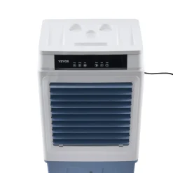 VEVOR Evaporative Air Cooler, 3100 CFM with 9 Gallon Water Tank Swamp Cooler, Portable Cooling Fan with Remote Control, 12H Timer, 4 Ice Boxes, Quiet Operation, 3 Wind Speeds for Outdoor Indoor Use