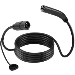 VEVOR EV Charger Extension Cable for Tesla, 48Amp 21 ft Max 240V 11.52 kW with NACS Plug, EV Extension Cord for Level 1/2 Tesla Mobile/Wall Connector/Destination Charger, Model Y/X/3/S, Carrying Bag