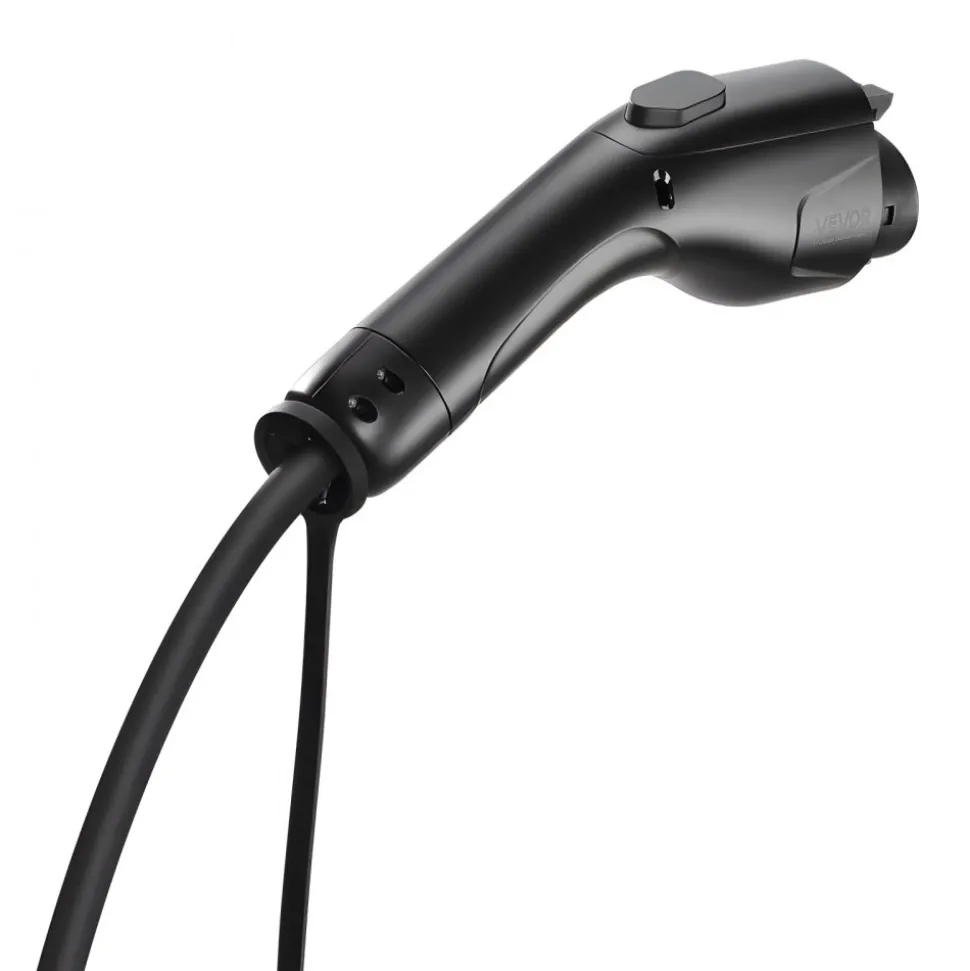 VEVOR EV Charger Extension Cable, 32Amp 21 ft J1772 Extension Cord Compatible with 120V-240V SAE J1772 Electric Vehicle Chargers, Level 1/Level 2 IP66 Heavy Duty Car Charging Cable with Carrying Bag