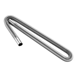 VEVOR Exhaust Hose, 47.2 inch Diesel Heater Flexible Exhaust Pipe, Stainless Steel Exhausts Hose with 2 Hose Clamps, Exhausts Hoses Kit Diesel Heater Accessories for 2KW 5KW 8KW Diesels Heaters