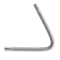 VEVOR Exhaust Hose, 23.6 inch Diesel Heater Flexible Exhaust Pipe, Stainless Steel Exhausts Hoses with 2 Hose Clamps, Air Diesel Parking Heater Exhausts Hoses Line for 2KW 5KW 8KW Diesels Heaters