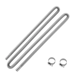 VEVOR Exhaust Hose, 118.1 inch Stainless Steel Exhausts Hose, Diesel Heater Flexible Exhaust Pipe with 2 Hose Clamps, Exhausts Hoses Kit Diesel Heater Accessories for 2KW 5KW 8KW Diesels Heaters