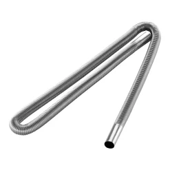VEVOR Exhaust Hose, 58.7 inch Stainless Steel Exhausts Hose, Diesel Heater Flexible Exhaust Pipe with 2 Hose Clamps, Exhausts Hoses Kit Diesel Heater Accessories for 2KW 5KW 8KW Diesels Heaters
