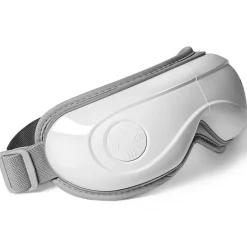 VEVOR Eye Massager with Heat & Remote, Heated Eye Massage Mask with 5 Modes and Bluetooth Music, 180° Foldable Eye Care Massager for Eye Strain, Dry Eyes, Dark Circles, Ideal Gift for Mom/Dad, Black