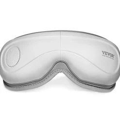 VEVOR Eye Massager with Heat & Remote, Heated Eye Massage Mask with 5 Modes and Bluetooth Music, 180° Foldable Eye Care Massager for Eye Strain, Dry Eyes, Dark Circles, Ideal Gift for Mom/Dad, Black