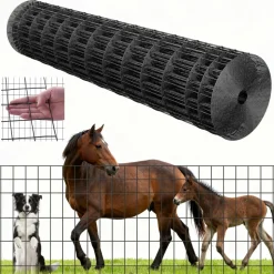 VEVOR Farm Fence,  48 in x 50 ft, 2 x 4 in Mesh 14 Gauge Galvanized Steel Wire Fencing for Cattle, Hog & Sheep , Heavy Duty Vinyl Coated Livestock Fence for Animal Enclosures, Cage Wire, Garden Fences