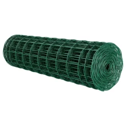 VEVOR Farm Fence, 39 x 787 in, 4 x 4 in Mesh 2.1mm Galvanized Steel Wire Fencing for Cattle, Hog & Sheep, Heavy Duty Vinyl Coated Livestock Fence for Animal Enclosures, Cage Wire, Garden Fences, Green