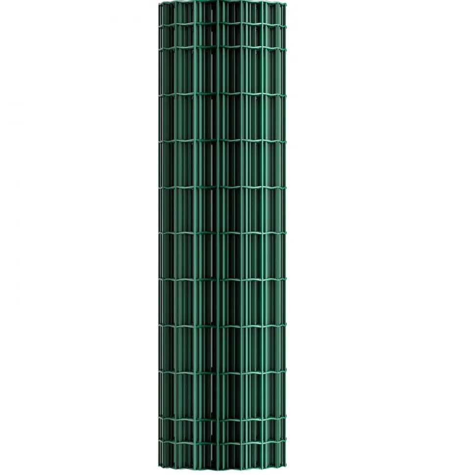 VEVOR Farm Fence, 47 x 984 in, 2 x 4 in Mesh 2.1mm Galvanized Steel Wire Fencing for Cattle, Hog & Sheep, Heavy Duty Vinyl Coated Livestock Fence for Animal Enclosures, Cage Wire, Garden Fences, Green