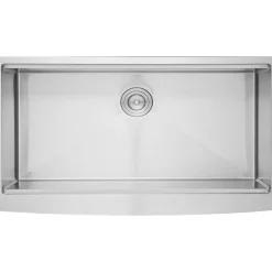 VEVOR Farmhouse Kitchen Sink, 304 Stainless Steel Drop-In Sinks, Top Mount Single Bowl Basin with Ledge & Accessories, Household Dishwasher Sinks for Workstation, Prep Kitchen, and Bar Sink, 36 inch