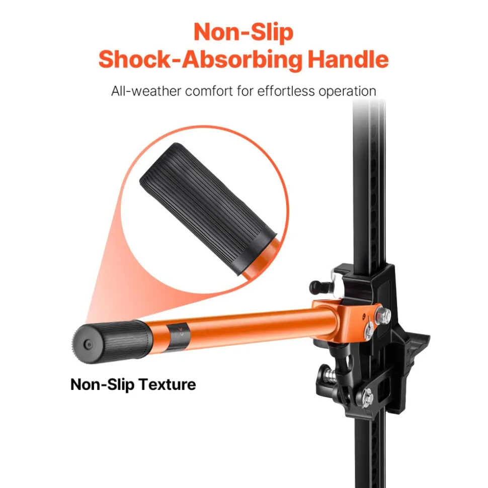 VEVOR Farm Jack, 60" Utility High Lift Farm Jack, 3.18 Ton (7,000 lbs) Capacity Ratcheting Off Road Utility Jacks, Heavy-Duty Lift Jacks with 5.12"-54.33" Lifting Range for Tractor, Truck, SUV