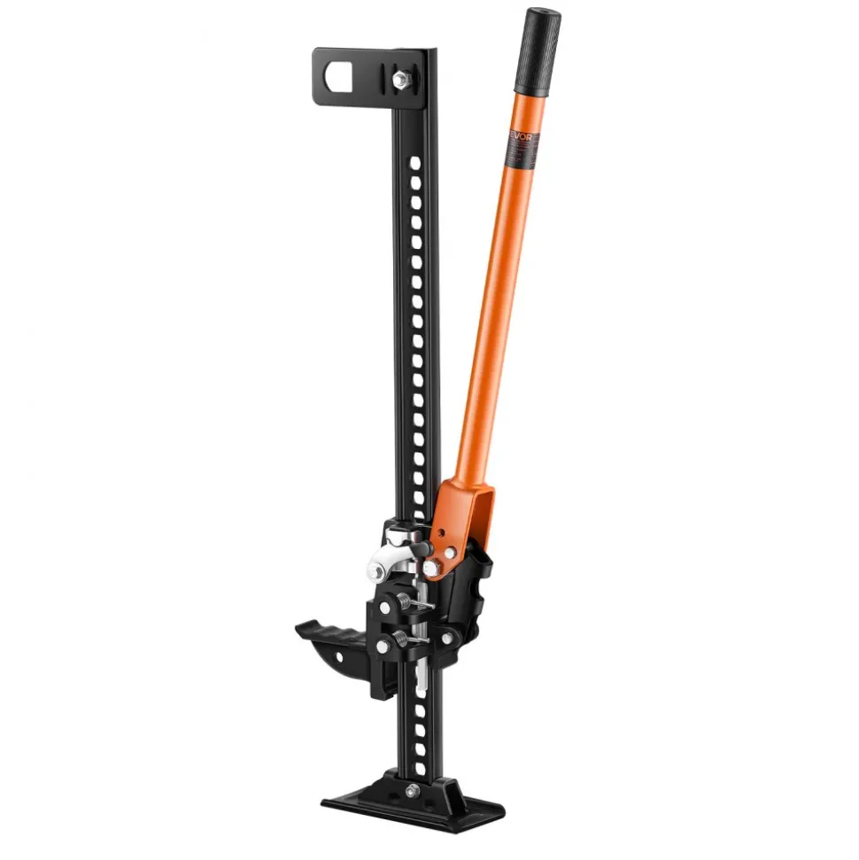 VEVOR Farm Jack, 33" Utility High Lift Farm Jack, 3.18 Ton (7,000 lbs) Capacity Ratcheting Off Road Utility Jacks, Heavy-Duty Lift Jacks with 5.12"-28" Lifting Range for Tractor, Truck, SUV