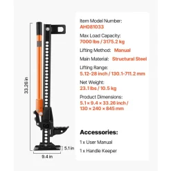 VEVOR Farm Jack, 33