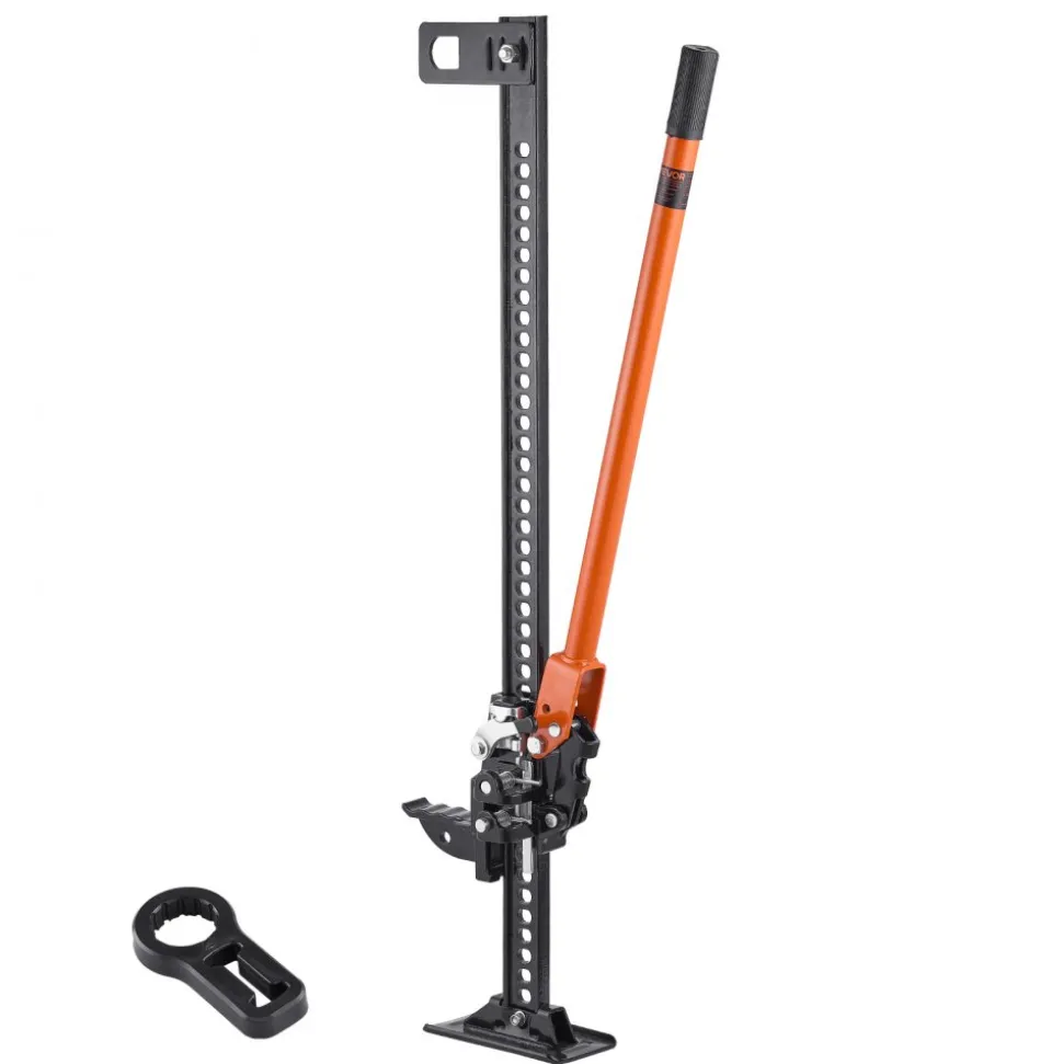VEVOR Farm Jack, 42" Utility High Lift Farm Jack, 3.18 Ton (7,000 lbs) Capacity Ratcheting Off Road Utility Jacks, Heavy-Duty Lift Jacks with 5.12"-36.6" Lifting Range for Tractor, Truck, SUV