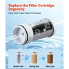 VEVOR Faucet Filter Replacement, 3-Pack Water-Filter Cartridge, 5-Layer High-Efficiency Filtration, 3-Month Value and 317 Gal Lifespan / Filter, Compatible with Models 8807 & 8811 Filtration System