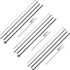 VEVOR Feather Flag Pole Kit, 3 Packs Swooper Flag Pole 16.3 ft, Sign Flag Poles for Business Advertising Flags Outdoor, with Ground Stakes and A Carrying Bag (Flag Not Included)