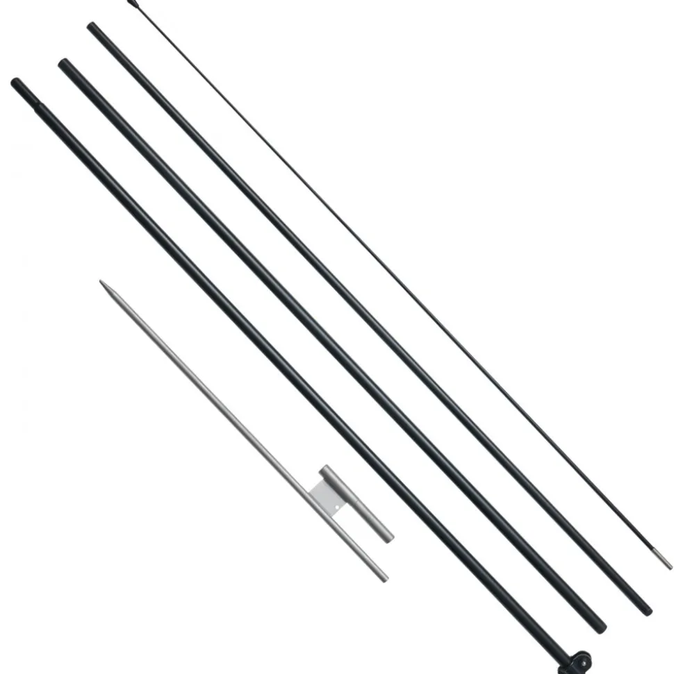 VEVOR Feather Flag Pole Kit, Swooper Flag Pole Set 16.3 ft, Sign Flag Poles for Business Advertising Flags Outdoor, with A Ground Stake and Carrying Bag (Flag Not Included)