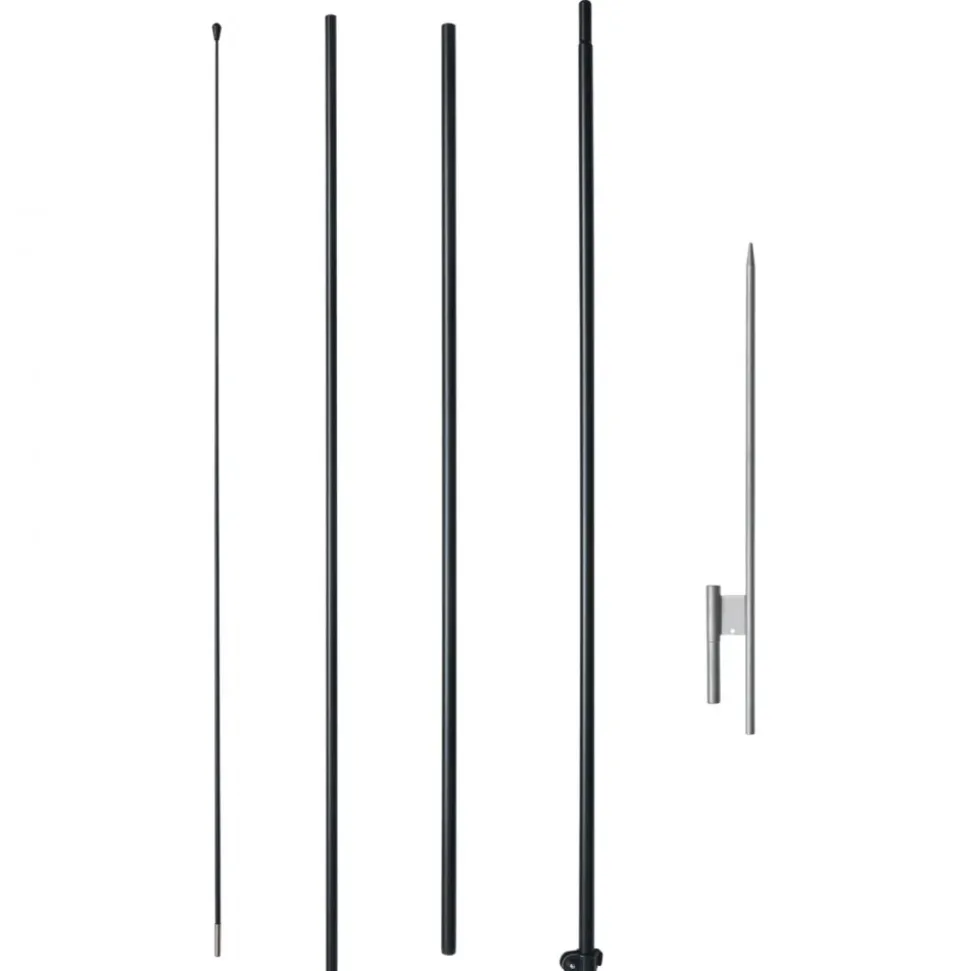 VEVOR Feather Flag Pole Kit, Swooper Flag Pole Set 16.3 ft, Sign Flag Poles for Business Advertising Flags Outdoor, with A Ground Stake and Carrying Bag (Flag Not Included)