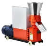 VEVOR Feed Pellet Mill Machine, 4 mm Animal Feed Pellet Making Machine, 3KW 240V Animal Food Granulator Mill Machines with 3 Pressure Rollers & 4 Wheels, Ideal for Poultry, Livestock, Farm Animals