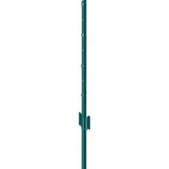 VEVOR 3 Feet Fence Post, 10 Pack U-Channel Heavy Duty Metal Fence Posts, Sturdy Steel Fence Stakes for Garden Yard, Lawn, Farms and Outdoor Wire Fencing, Green