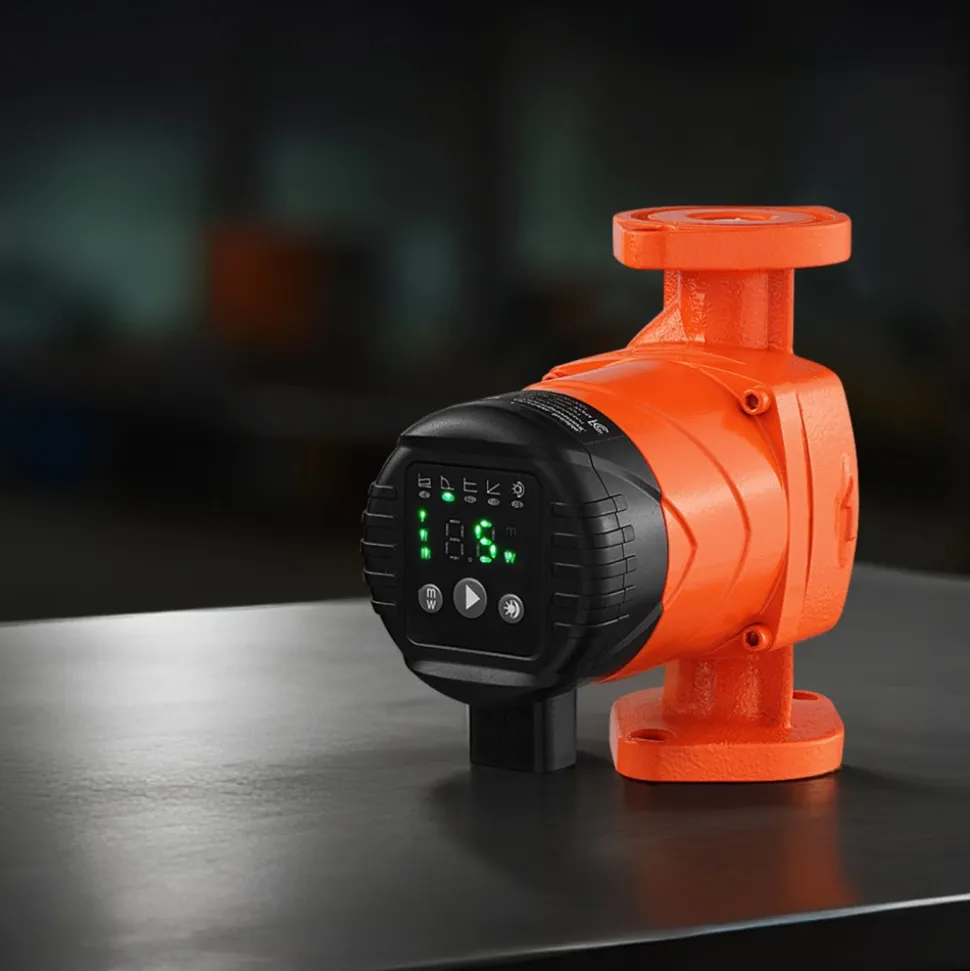 VEVOR F-E007-1F1 High Efficiency Circulator Pump, 16 GPM, 120V 20 ft Cast Iron Hot Water Recirculating Circulation Pump, 1 in Flange Connection, Check Valve, Quiet Operation, for Home Heating System