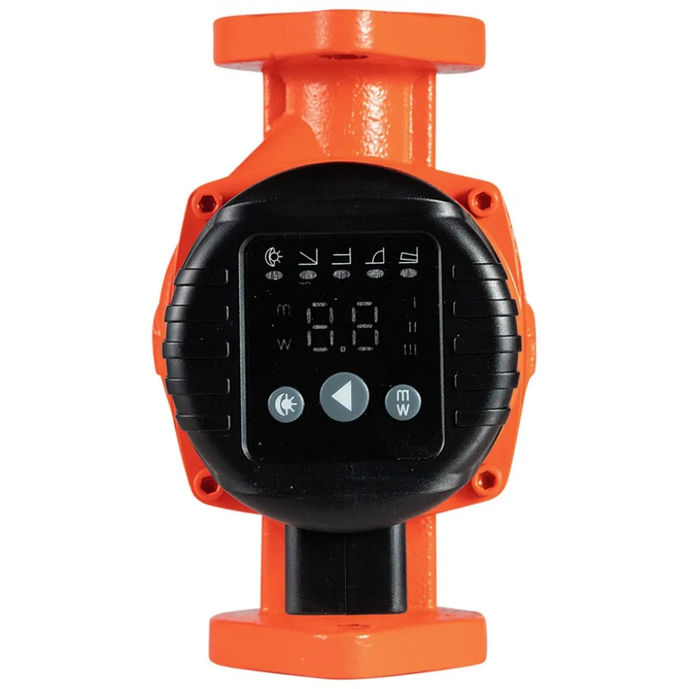 VEVOR F-E007-1F1 High Efficiency Circulator Pump, 16 GPM, 120V 20 ft Cast Iron Hot Water Recirculating Circulation Pump, 1 in Flange Connection, Check Valve, Quiet Operation, for Home Heating System